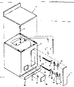 Power Miser Tm/ - 5 Table Top Water Heater Diagram and Parts List for 153314741  Kenmore Water Heater