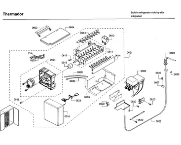 Part Location Diagram of 00752213 Bosch TUBE