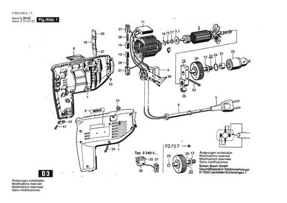 Part Location Diagram of 1609202464 Bosch On-Off Switch