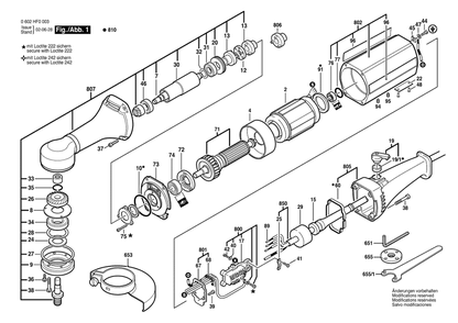 Part Location Diagram of 1607000039 Bosch Seal Kit