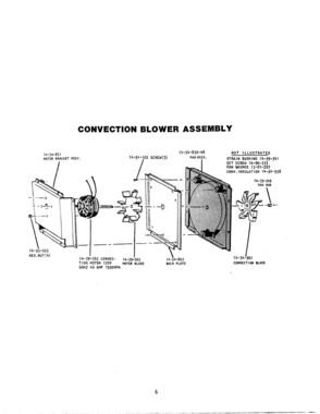 07 - CONVECTION BLOWER ASSEMBLY Diagram and Parts List for CMT-231  Bosch Range