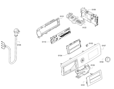 Part Location Diagram of 11008353 Bosch PANEL-FACIA