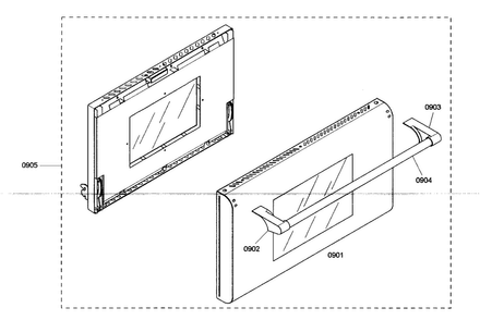 Part Location Diagram of 00143423 Bosch DOOR