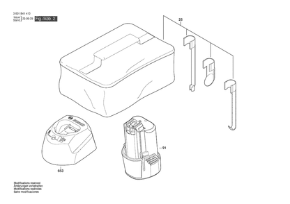 Diagram 2 Diagram and Parts List for GIC5-27C 3601B41410 Bosch Miscellaneous