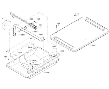 Burner Asy Diagram and Parts List for HGIP054UC 02 Bosch Range