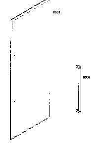 Handle Diagram and Parts List for T30BR70FS-10  Thermador Refrigerator