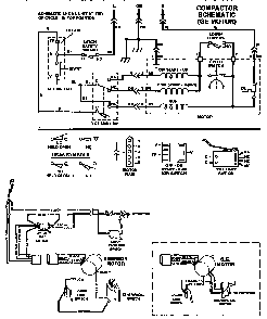Schematic Diagram and Parts List for TMC30B  Thermador Trash Compactor