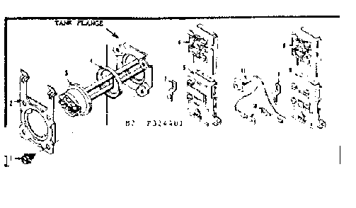Functional Replacement Parts Diagram and Parts List for 153324401  Kenmore Water Heater