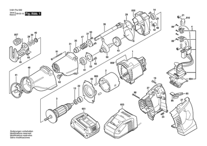 Part Location Diagram of 2610956664 Bosch Tool SWITCH SLIDE