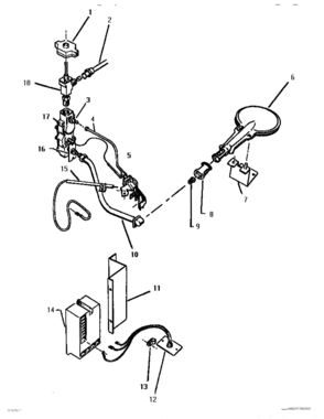 02 - GAS CONTROLS Diagram and Parts List for CGEI-19  Bosch Range