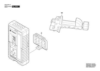Part Location Diagram of 1600A00FD1 Bosch Tool CLAMP BRACKET