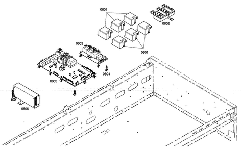 Pcbs Diagram and Parts List for PRD486EDG01  Thermador Range
