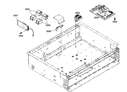 Oven Assy Diagram and Parts List for PRG304EH01  Thermador Range