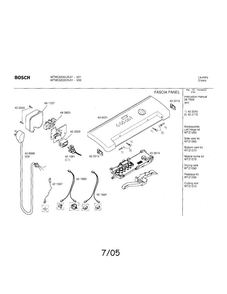 Part Location Diagram of 00436986 Bosch Power Cord