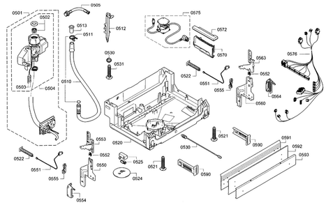 Part Location Diagram of 12029129 Bosch CABLE HARNESS