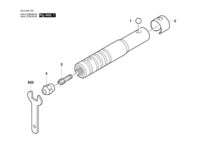 Diagram Diagram and Parts List for 2615023700  Bosch Multi-Tool