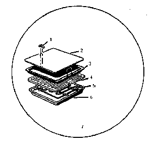 Section 5 Diagram and Parts List for SGT3601  Thermador Cooktop