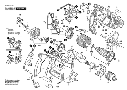 Part Location Diagram of 2605808084 Bosch Gear Cover