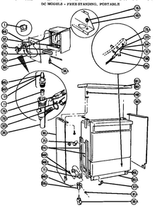 Section 3 Diagram and Parts List for 300  Thermador Dishwasher