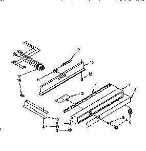 Control Panel Diagram and Parts List for TSS36DAW-06  Thermador Refrigerator