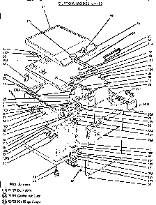 Section 1 Diagram and Parts List for CP10  Thermador Dishwasher