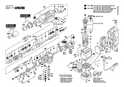 Part Location Diagram of 1614460057 Bosch Power Supply Cord