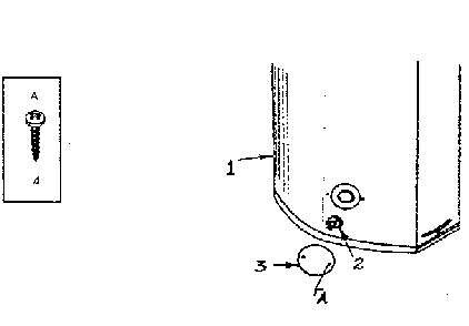 Jacket Diagram and Parts List for 153337450  Kenmore Water Heater