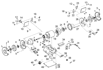 Bosch 3396type1 (F01233960a) Diagram and Parts List for 3396 (TYPE 1)(F01233960A) Bosch Angle Grinder