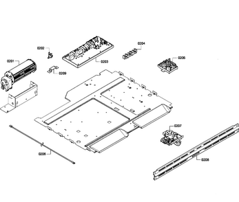 Pcb Assy Diagram and Parts List for HBL3360UC 07 Bosch Wall Oven