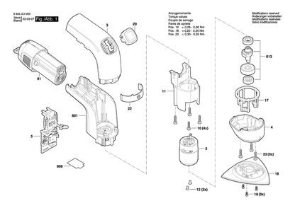 Part Location Diagram of 2609003106 Bosch Torx Oval-Head Screw