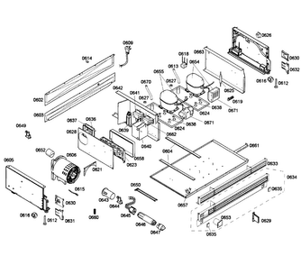 Comprsessor Diagram and Parts List for T36IT71FN 25 Thermador Refrigerator