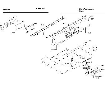 Part Location Diagram of 10032254 Bosch FRONT PANEL