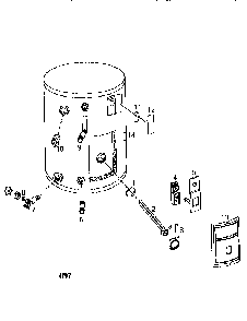 Replacement Parts Diagram and Parts List for 153317031  Kenmore Water Heater