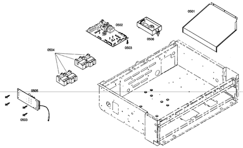 Pcbs Diagram and Parts List for PRL304EG04  Thermador Range