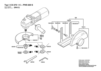 Part Location Diagram of 1600A0136P Bosch Protective Cover