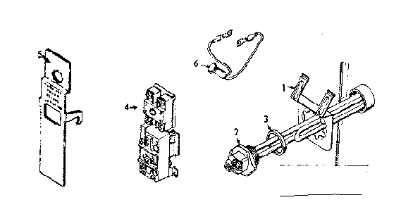 Functional Replacement Parts Diagram and Parts List for 153321790  Kenmore Water Heater
