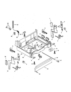 Installation Diagram and Parts List for SHU3326UC 12 Bosch Dishwasher