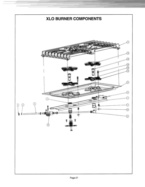 26 - XLO BURNER Diagram and Parts List for PSC366ZS  Bosch Cooktop