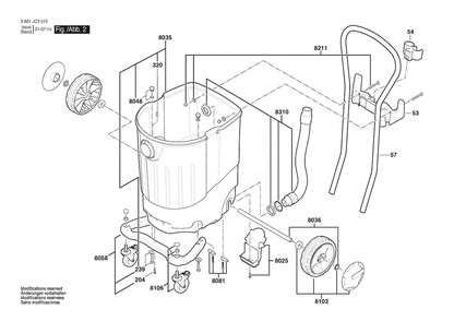 Part Location Diagram of 2609200468 Bosch Tool FASTENING PARTS