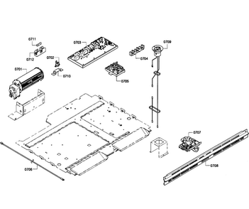 Oven Pcb's Diagram and Parts List for HBL5760UC 03 Bosch Microwave