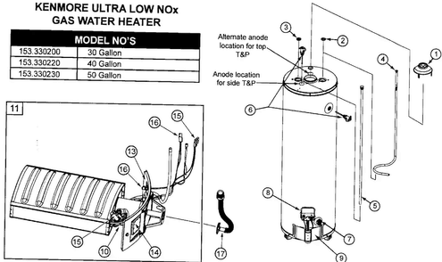 Part Location Diagram of 9007655 Maytag Door burner