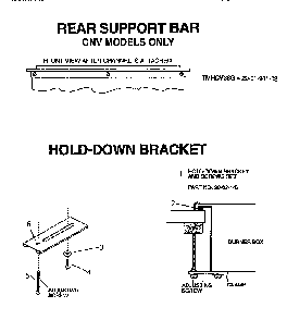 Section 7 Diagram and Parts List for TMHCV36GW  Thermador Cooktop