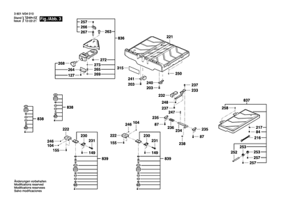 Part Location Diagram of 1609B03405 Bosch Holding Spring