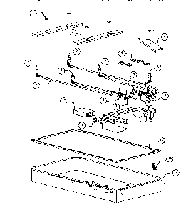 Section 5 Diagram and Parts List for SCG365RW  Thermador Cooktop