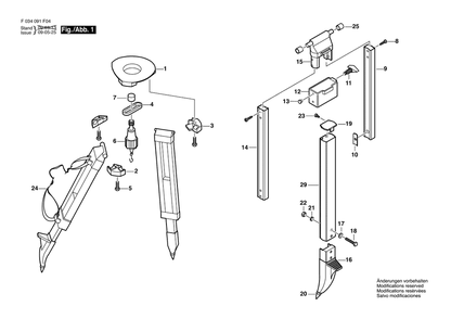 Part Location Diagram of 2610A09333 Bosch BLACK CAP 5/8IN-11 BELL HOUSNG SAME AS Z
