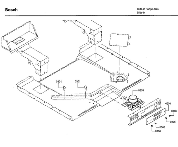 Door Latch Diagram and Parts List for HGIP054UC 06 Bosch Range