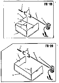 Section 4 Diagram and Parts List for CGB19  Thermador Grill