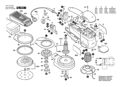 Part Location Diagram of 2604465090 Bosch Suppression Filter