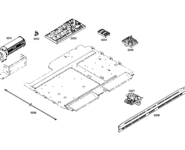 Pcb's Assy Diagram and Parts List for HBL5650UC 03 Bosch Wall Oven