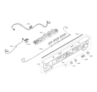 Part Location Diagram of 00689601 Bosch PANEL-FACIA